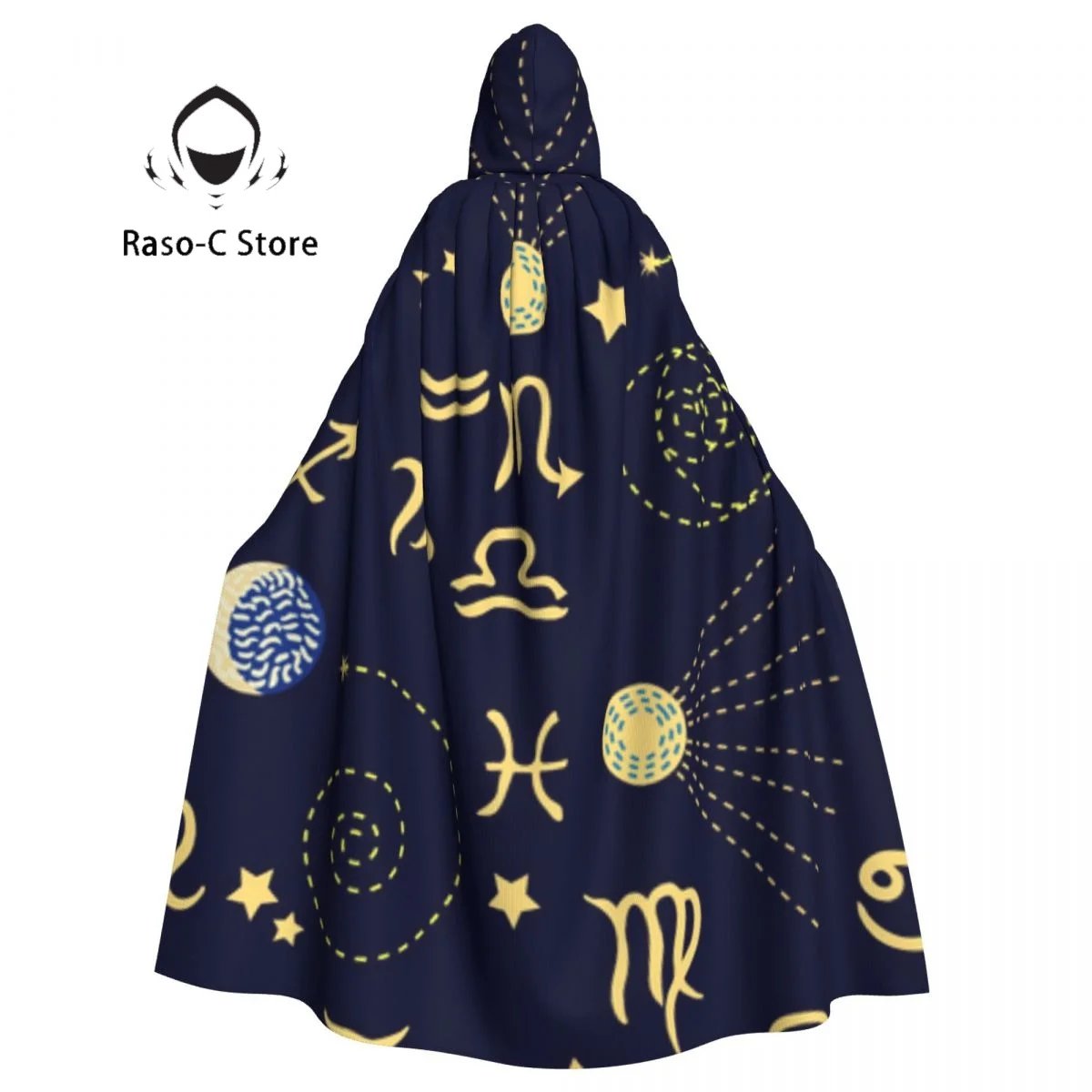 

Фотофон с капюшоном абстрактные созвездия астрологический средневековый костюм ведьма Викка вампир эльф Пурим карнавал фотоэлемент