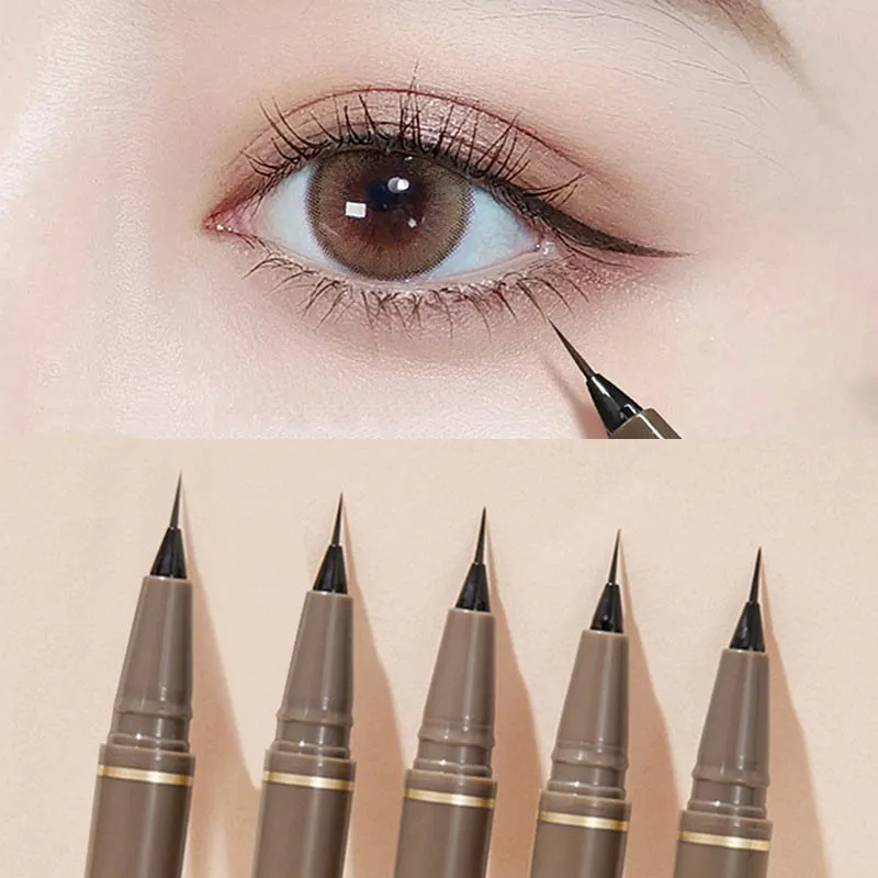 Ultra Thin Black Brown Eyeliner Pen