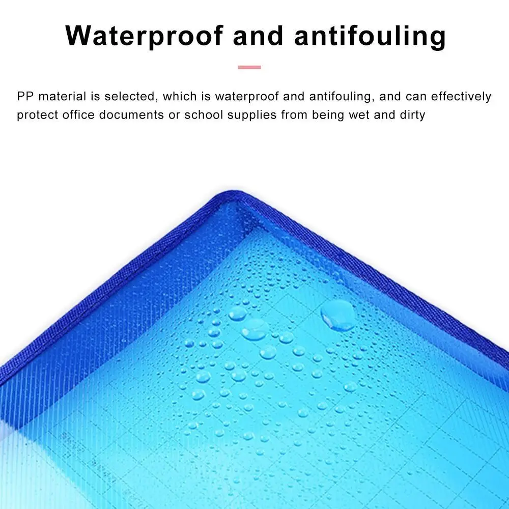 대용량 플라스틱 파일 폴더, 사무실 문서 가방 파우치 봉투 폴더, A5