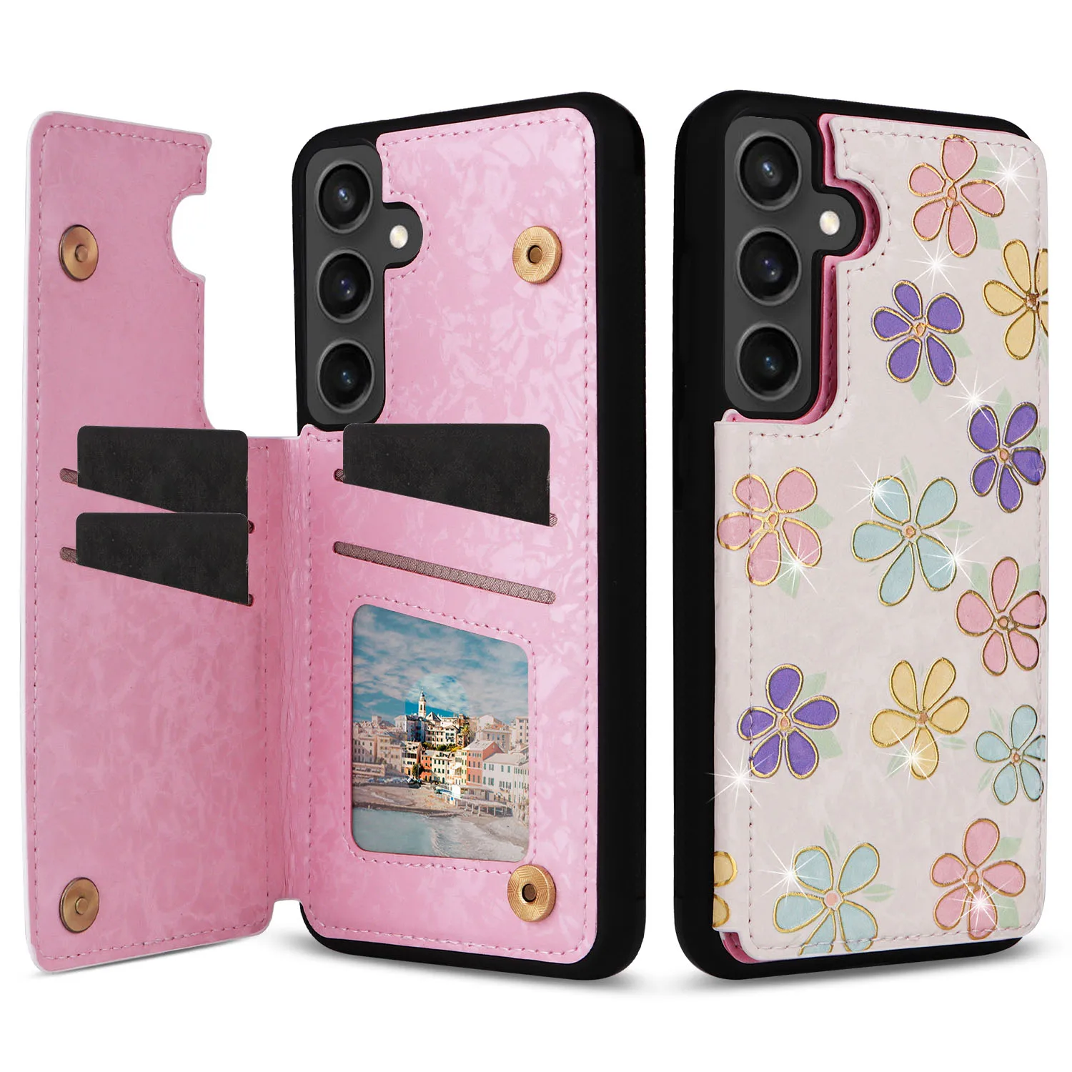 Premium RFID Blocking Wallet Phone Case – Universal Design