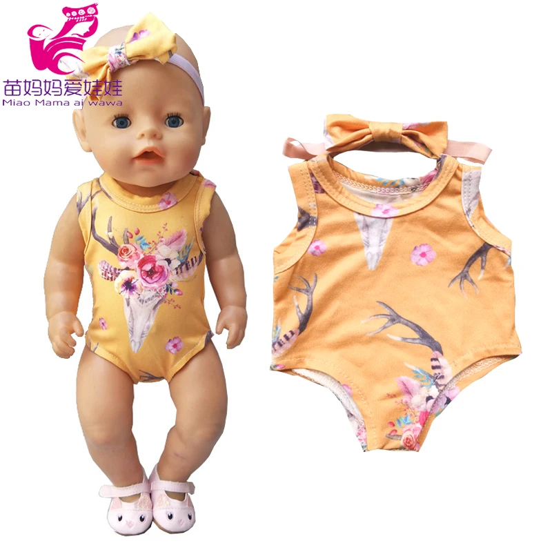 43 Cm Baby Doll Underwear 18 Inch Girl Boy Doll Underpants Clothes Accessories