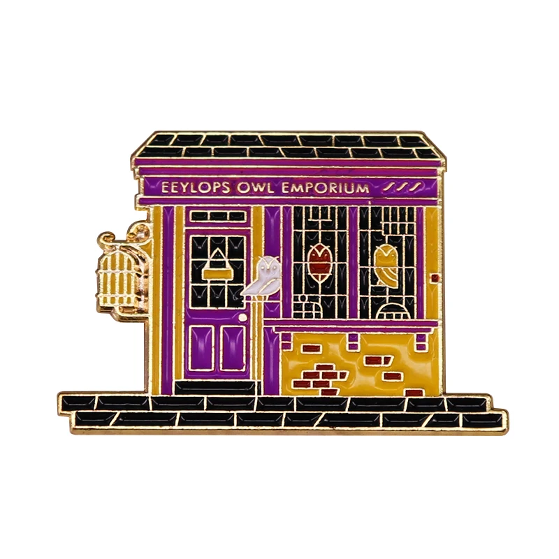 Magic Wizarding World Shop Spilla Distintivo Gioielli Bookworm Bookish Flair Addizione