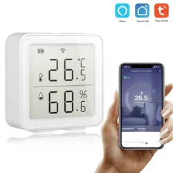 Smart WiFi Temperature & Humidity Sensor with LCD Display (TH03)