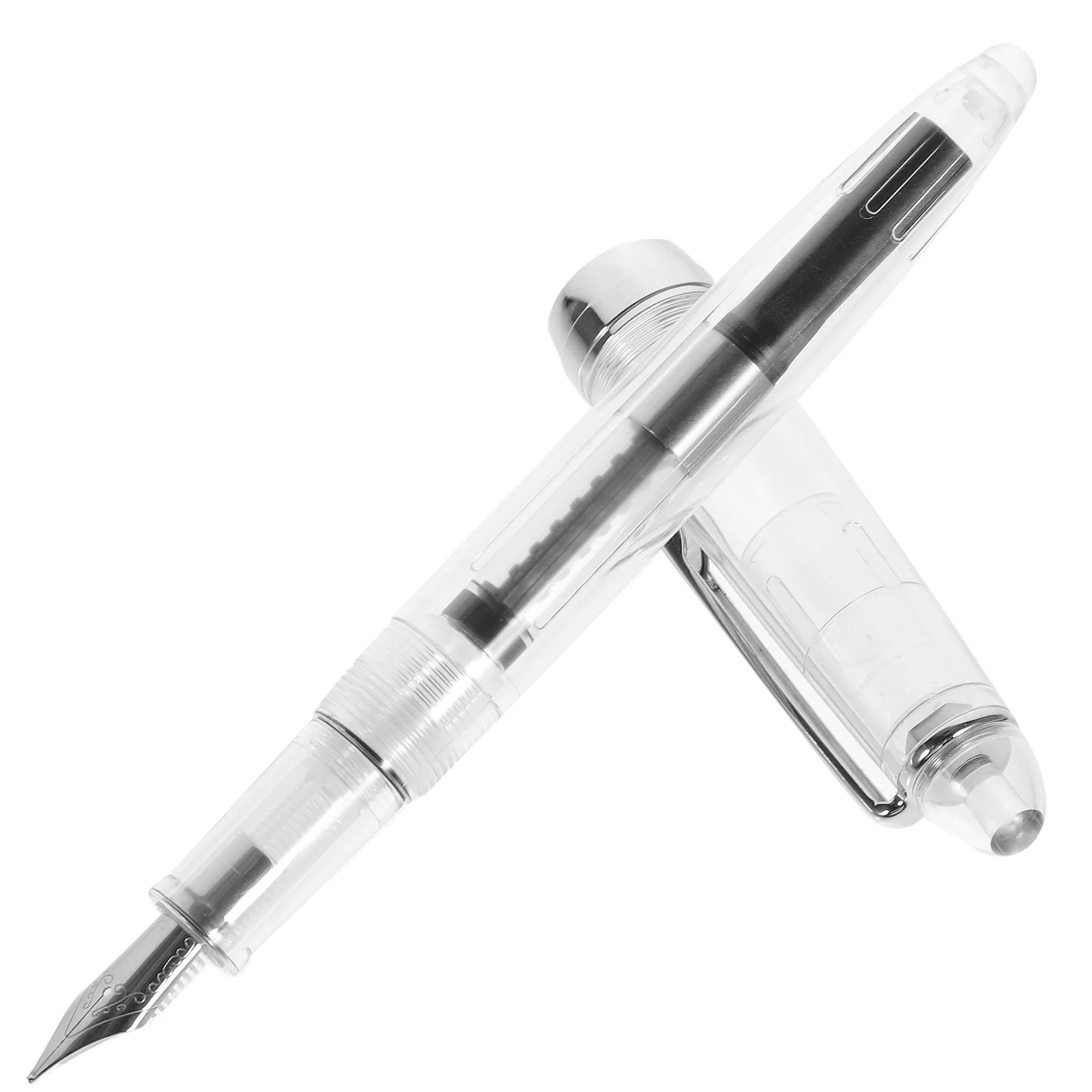 

Ink Absorber Fountain Pen Calligraphy Exercising Pen Multi-Function Pen Transparent Fountain Pen