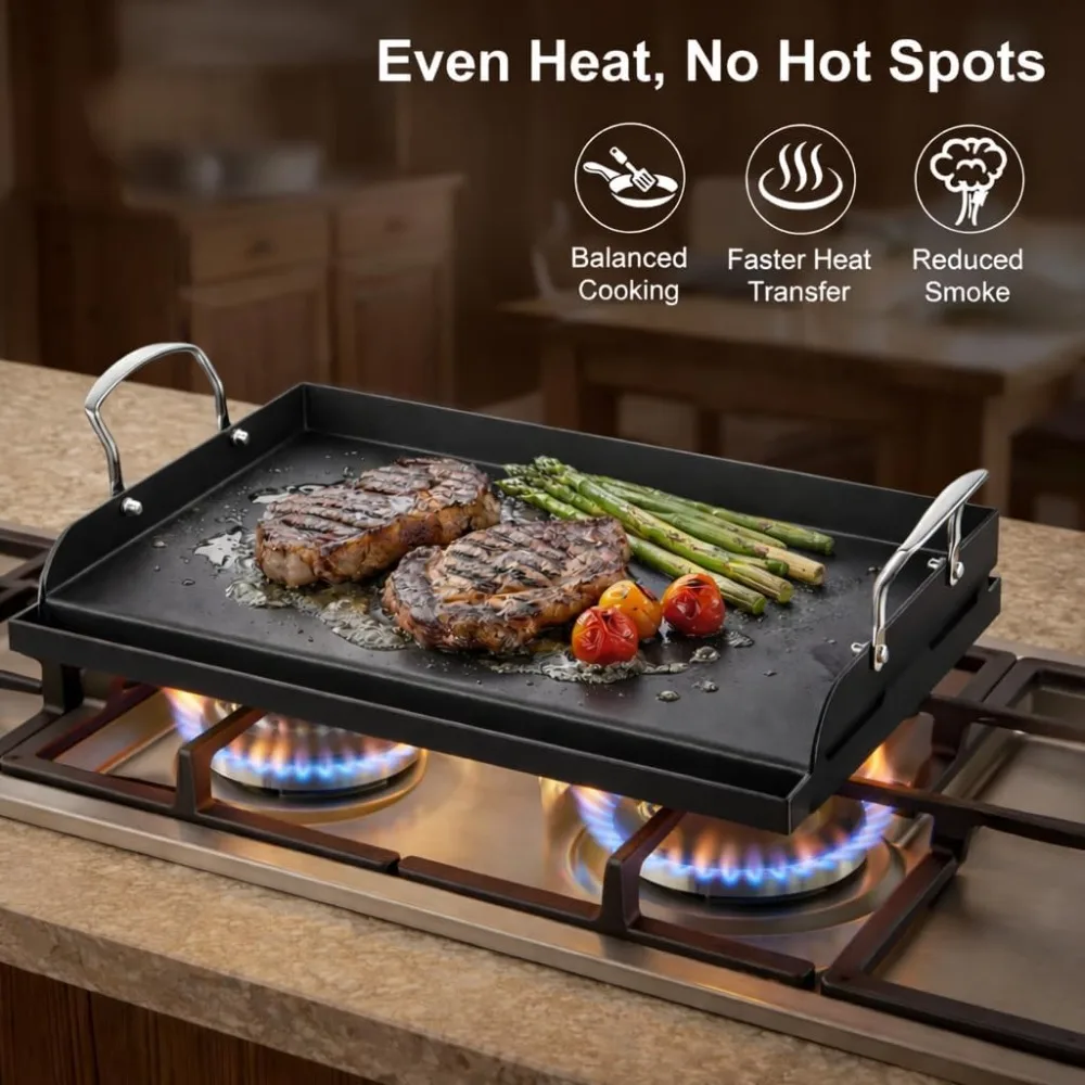 Heavy Duty Cast Iron Griddle 6