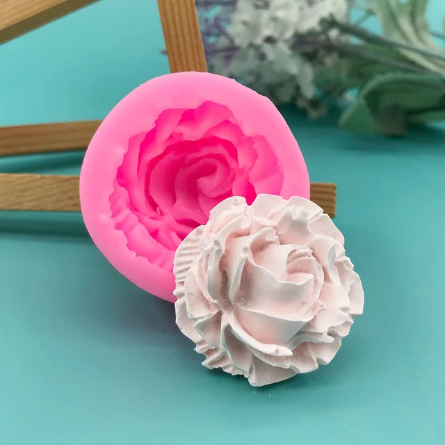 Flowers silicone mold flower resin phone case head rope hair card jewelry  accessories mold flower Chocolate Cake silicone Mold