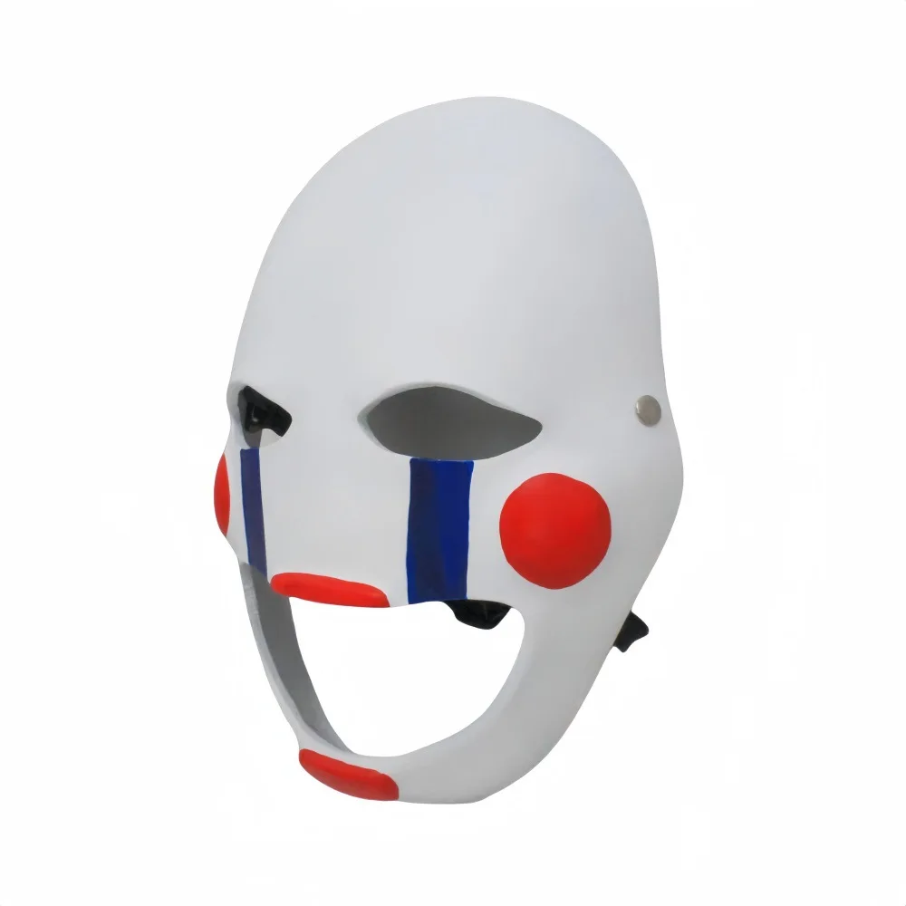 Clown-Maske mit Blumenmuster, Halloween, Weihnachten, Party, Anziehspiel, Aufführung, Harzmaske, lustige Clown-Maske – Detail 4