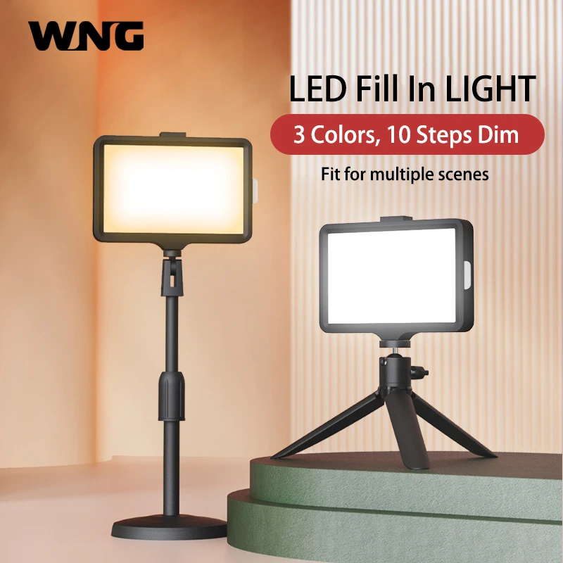 Led Photography Video Fill In Light Panel Photo Studio Lamp Kit With
