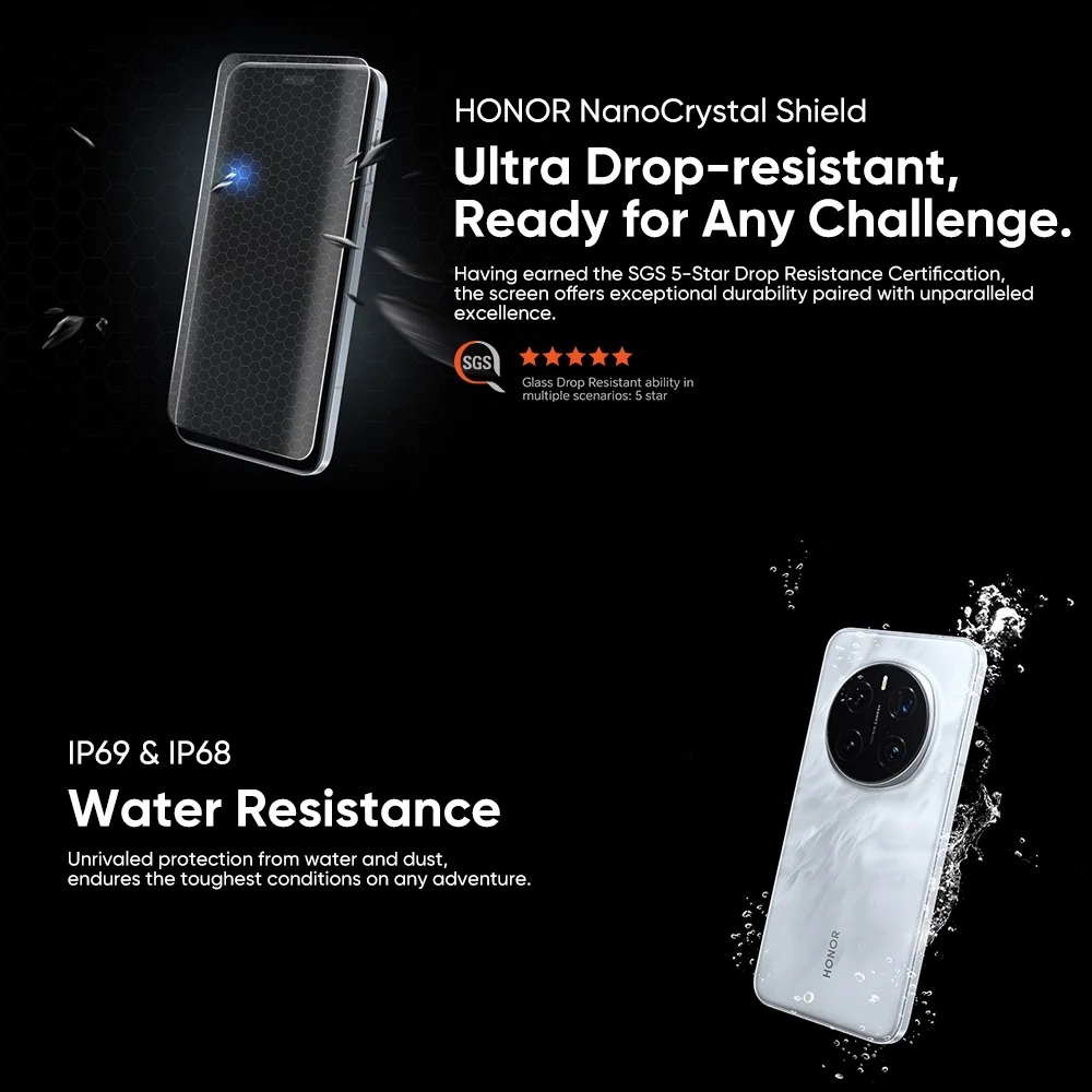 【World Premiere】Global Version HONOR Magic7 Pro 5G Smartphone Magic 7 Pro Snapdragon 8 Elite 120Hz OLED Screen 100W Fast Charge 6