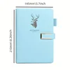 360 Pages of Premium Quality Paper A5 Minimalist Cover Notebook with Magnetic Buckle for Easy Carrying Multiple Colors Available 2