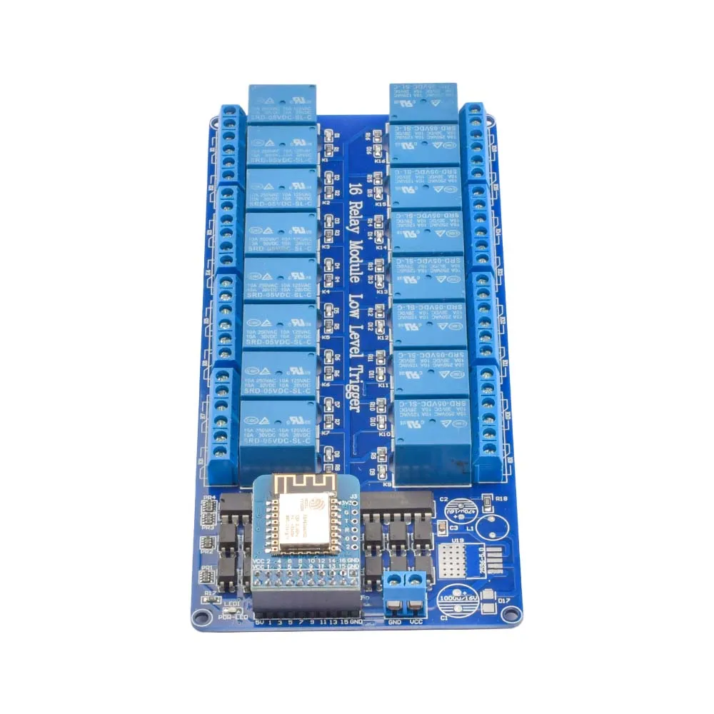 DC5V 12V 16 kanałowy moduł przekaźnika Wifi na pokładzie ESP8266 moduł WIFI mikrokontrolery interfejs przekaźnik mocy dla Arduino 10 S783dceae1aa447618332fa4c3a82dccby DC5V 12V 16 kanałowy moduł przekaźnika Wifi na pokładzie ESP8266 moduł WIFI mikrokontrolery interfejs przekaźnik mocy dla Arduino