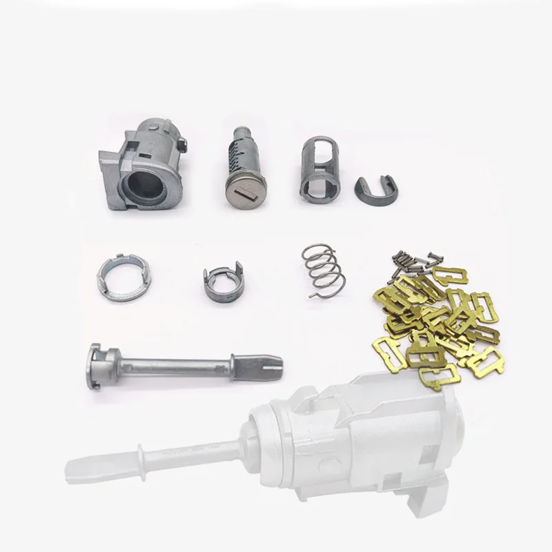 

Door Lock Cylinder Repair Kit for Seat Cordoba Ibiza III 6L3837167B/6L3837168B DIY Matching Original Keys