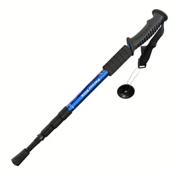Ultralight Outdoor Trekking Pole with Adjustable Height and Anti - Slip Grip (ChihuSJDSZ - lan1pcs)
