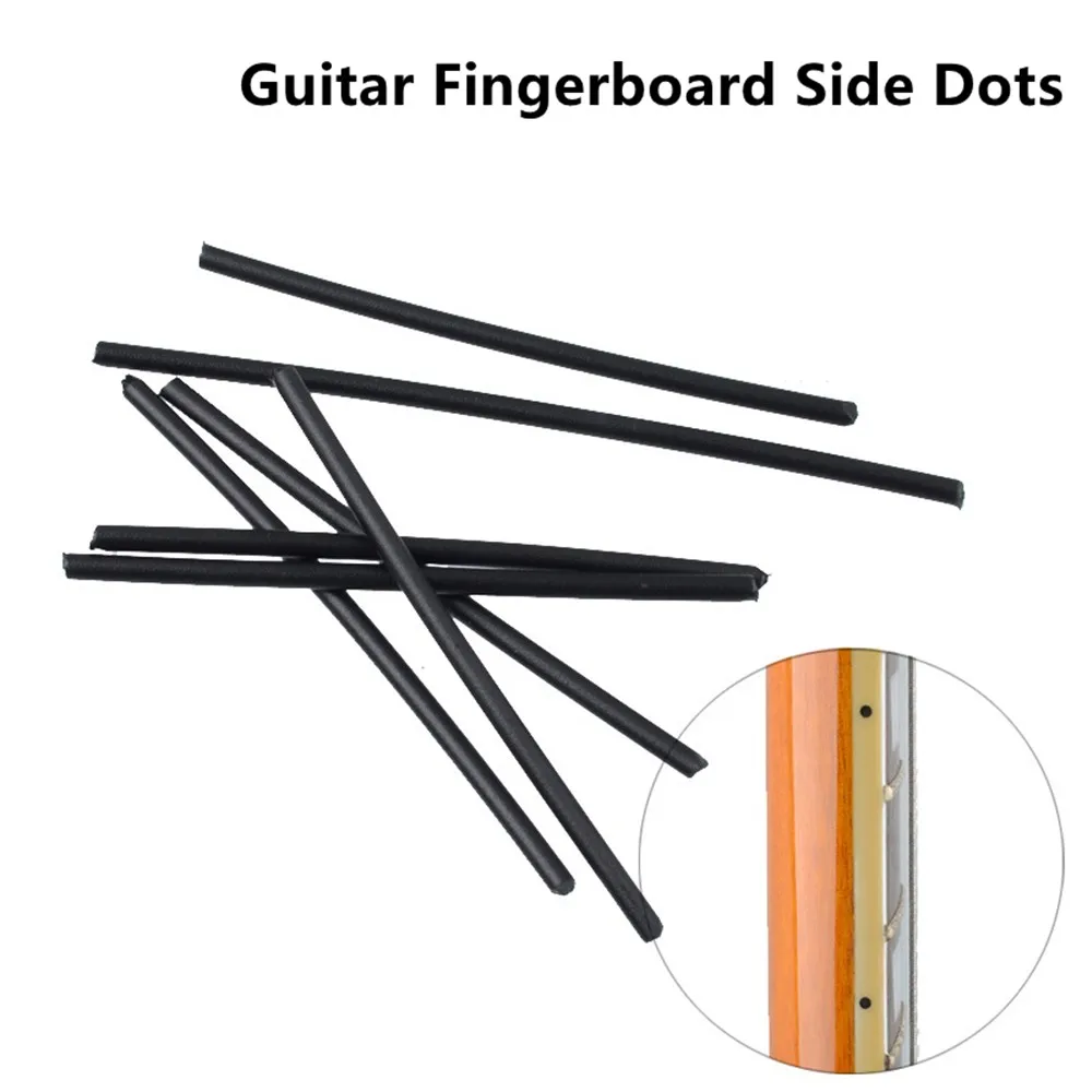 

Guitar Side Dot Black White 5Pcs Professional Guitar Fingerboard Side Inlay Dots Position Markers 1.5mm Or 2mm Guitar Supplies