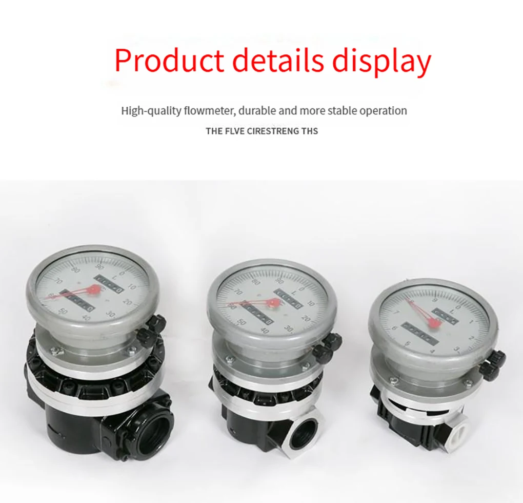 1inch/1.5inch/2inch LC Mechanical Oval Gear Flow Meter OGM High Precision Flowme