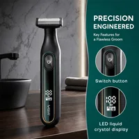 VGR rasoirs électriques hommes rasoir homme rasoir electrique Rasoir Professionnel Rasoir Portable Tondeuse à cheveux pour le corps IPX6 étanche Tondeuse à barbe Rechargeable Rasoir électrique pour hommes V-360 3