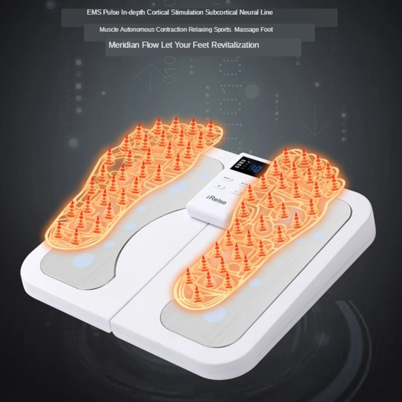 

Portable folding blood circulation muscles pulse electric foot massager
