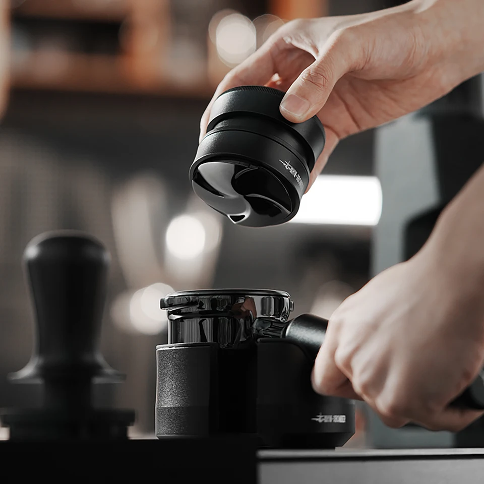 MHW-3BOMBER 53,35 mm espresso-niveau-koffieverdeler, verstelbare hoogte 53 mm, verdelergereedschap voor 54 mm portafilter, espresso-accessoires, model: T6093L4-OS