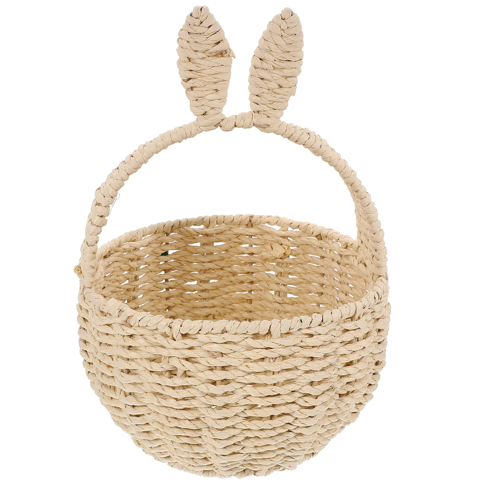 

Lovely Rabbit Basket Woven Basket with Handle Portable Basket Flower Basket for Keys Makeup New