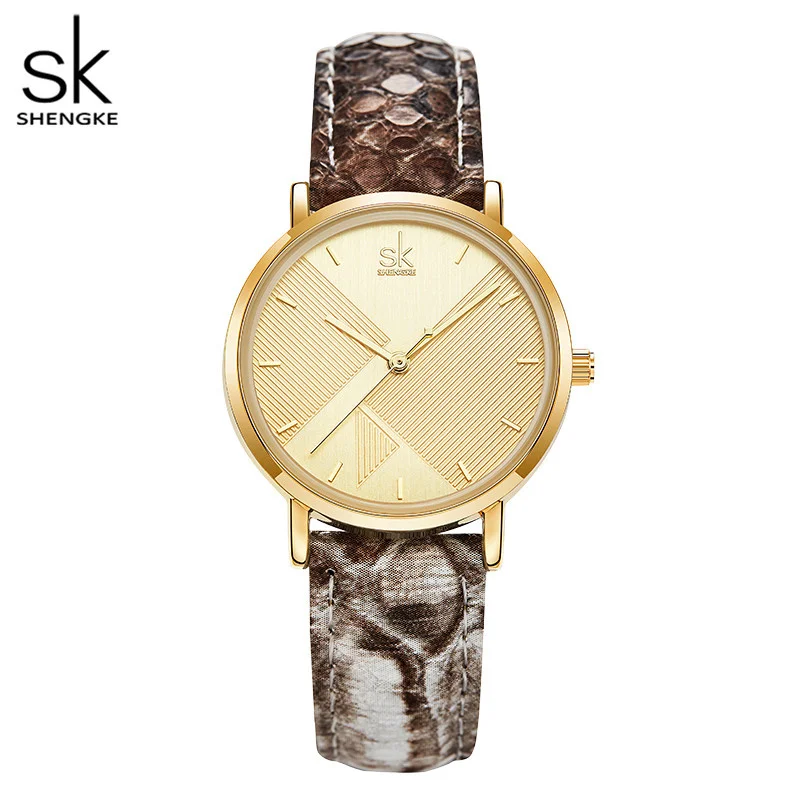 

SK Fashion Luxury Brand Women Quartz Watch Creative Thin Ladies Wrist Watch For Montre Femme Top Female Clock relogio feminino