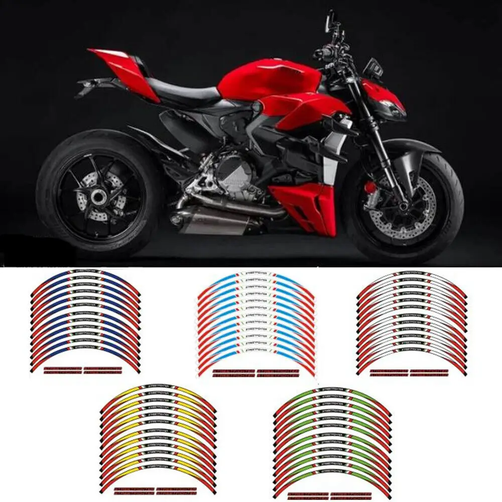 

Наклейка на обод колеса для Ducati Streetfighter 848 V4/лента в полоску V2/2S