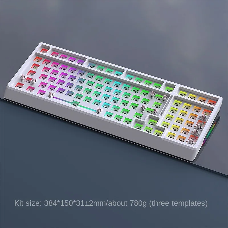 HJS YG98 メカニカルキーボードキット 98 キー 3 モードカスタマイズ