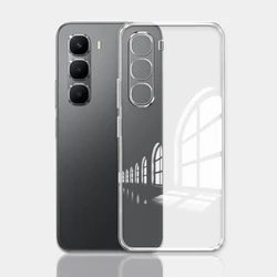 Soft Silicone Clear Shockproof Phone Case Back Cover s for Infinix Hot 60i (Clear)