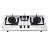 Modern Design Stainless Steel Embedded Gas Stove Lpg Household 3 Burners Kitchen Cooktops Gas Hob 3