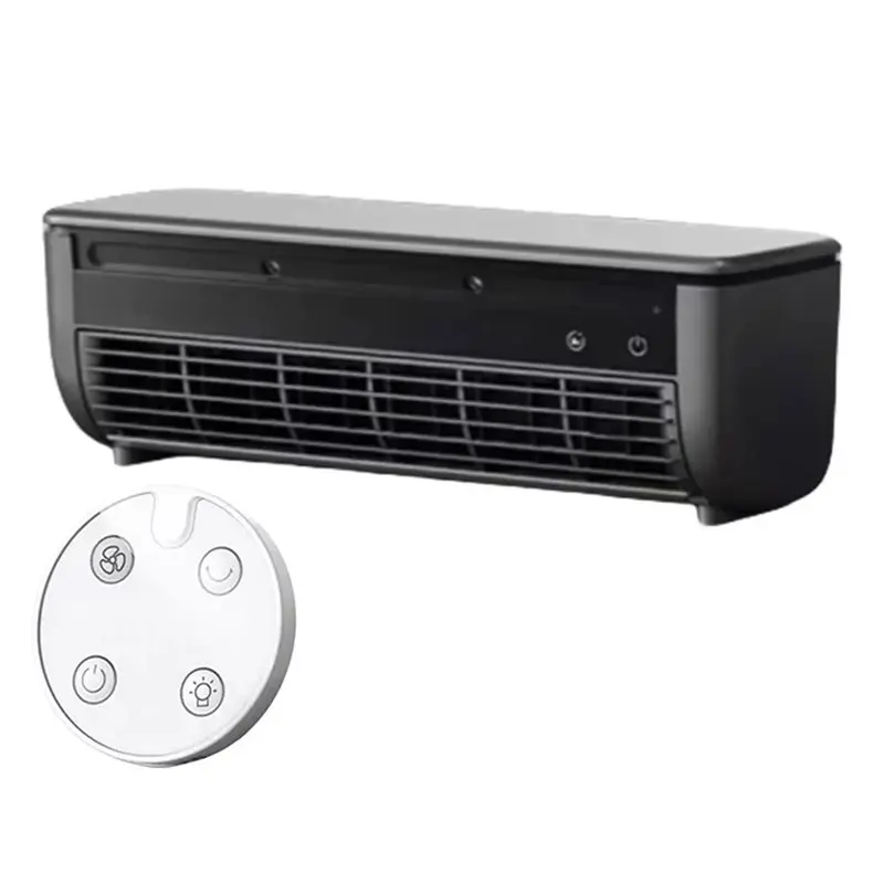 Ventilateur mural ABWM - Refroidisseur d'air rapide sans pales, mini climatiseur sans fil silencieux avec télécommande 1