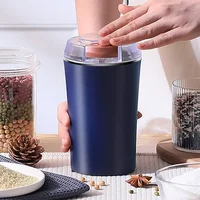 2025 New Small Electric Grinding Machine Grain Grinder Coffee Grinder Stainless Steel Nuts Beans Grains Mill Herbs for Kitchen 1