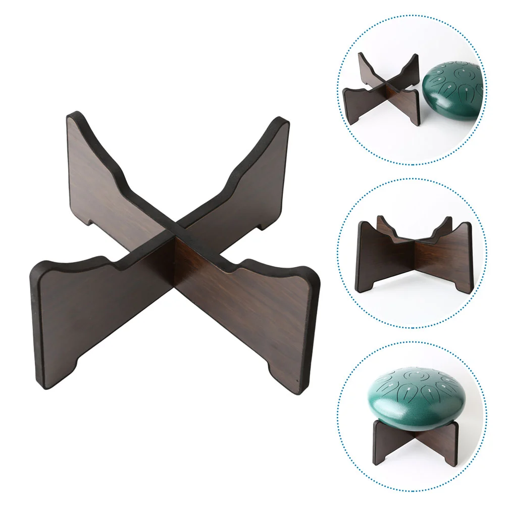 

Drum Tongue Wood Stand Bracket Holder Display Rack Floor Bracketa Structure Snare Detachable Handpan Wooden Tripod Tank