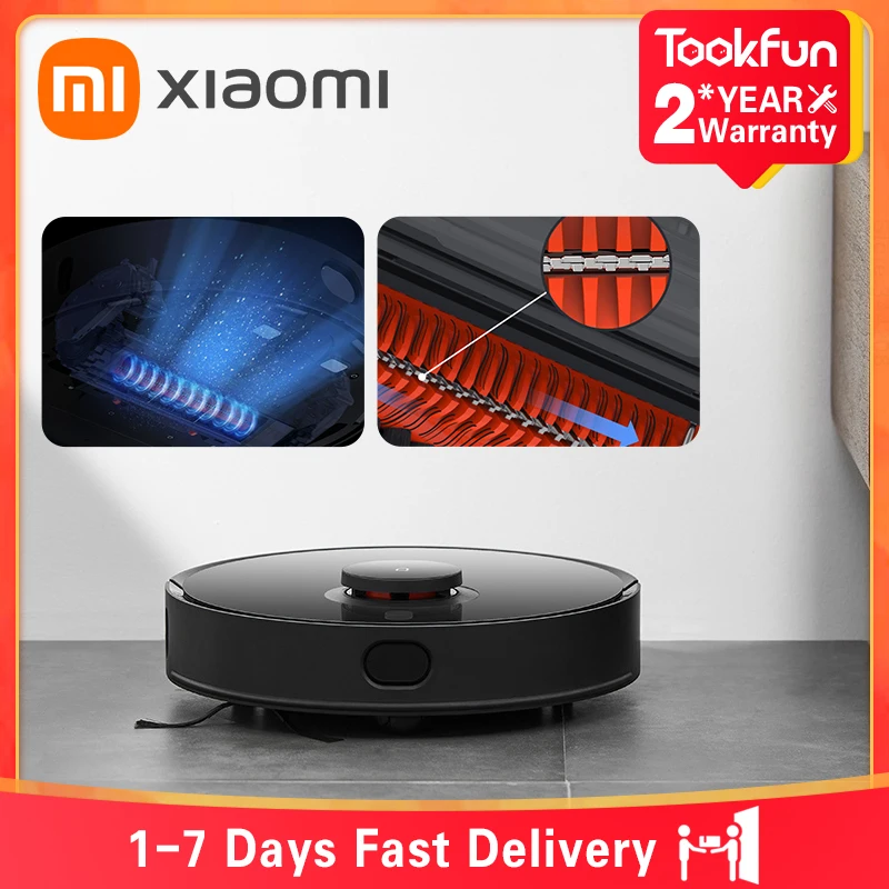2023-XIAOMI-MIJIA-Robot-MOP-Tangle-Free-Brush-Sweeping-Mopping-450mL ...