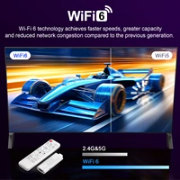 H96Max Mini Tv Stick Tvbox Android2025 Rockchip Rk3518 Wifi6 2Gb Ram 16Gb Rom Bt5.4 Google Voice Remote Media Player Set Top Box — изображение 6