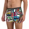 Cassette Vinyl Record Man's Boxer Briefs Music Notes Highly Breathable Underpants High Quality Print Shorts Gift Idea 3