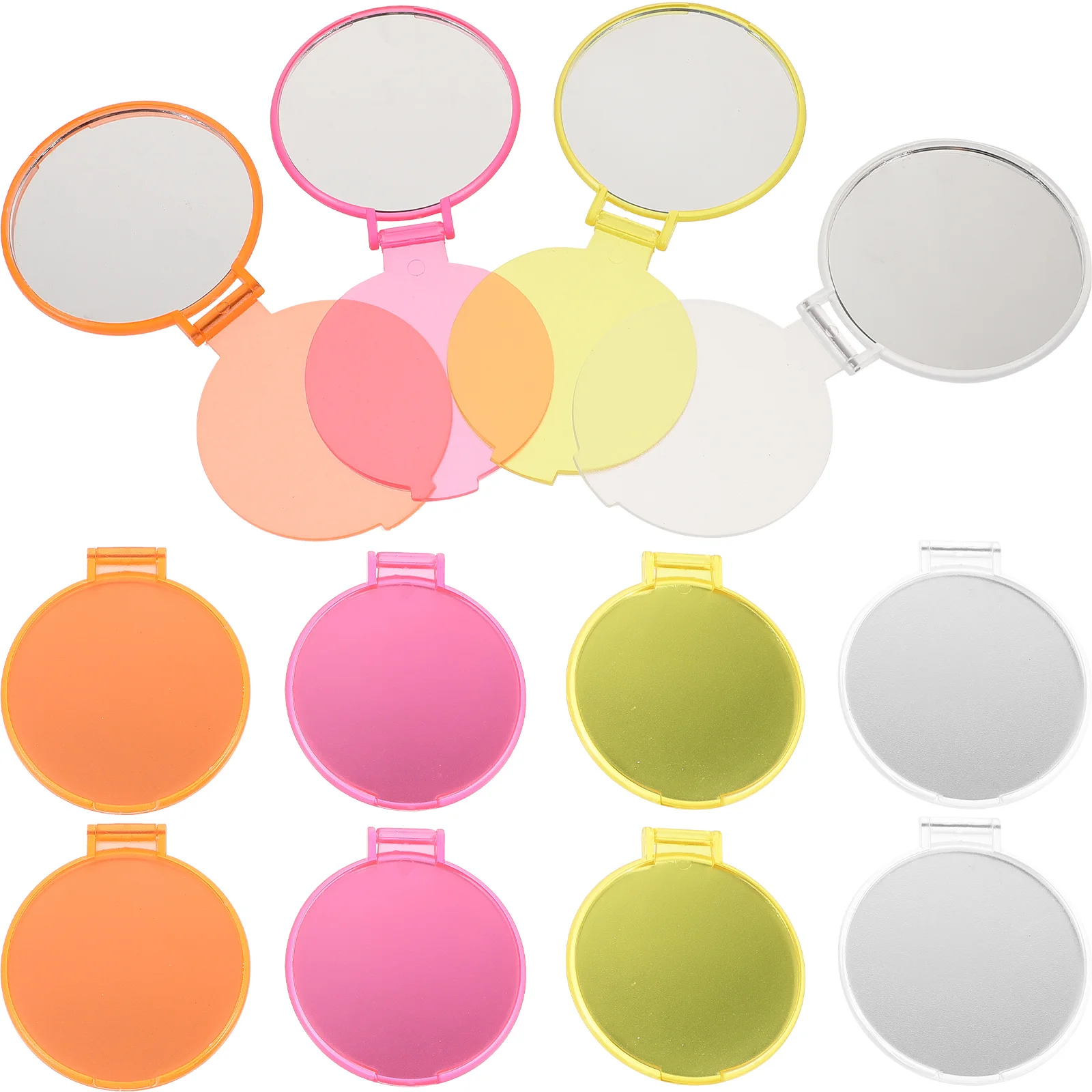 

Foldable Mirrors Mini Cosmetic Mirrors Portable Outdoor Travel Pocket Makeup Mirrors for Girls Beauty Cosmetic Tools