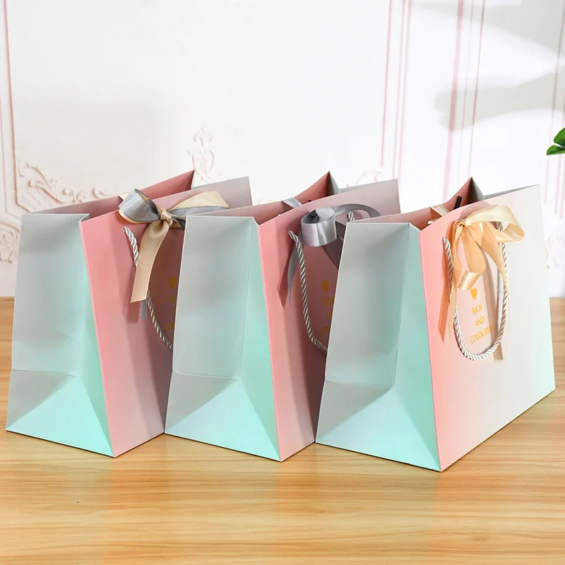 18/25cm Large Gift Bag Snack Cookie Candy Packing Bag Birthday Wedding Party Decoration... - SKU RPPB1828 - UGI Packaging