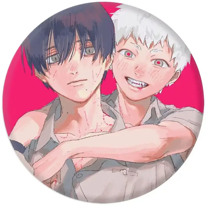 Summer HikaruDied Figurines Badges Anime Tinplate Badge