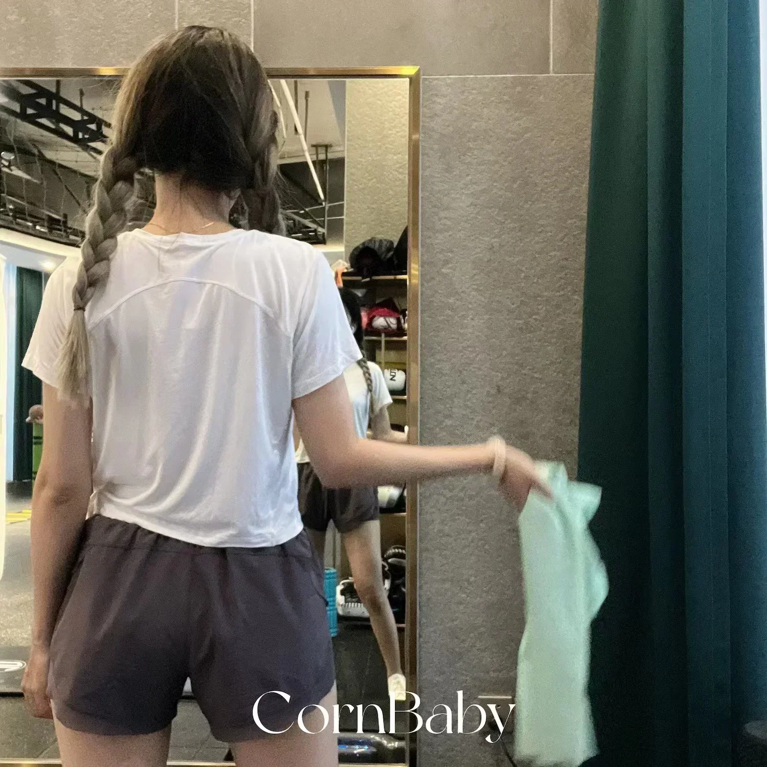Lemon Women Summer Solid Color Short Sleeve Top Ladies Loose Elastic Breathable Sports Yoga Dance Gym Sports Leisure T-Shirt