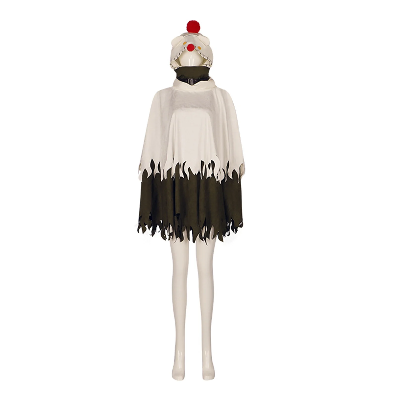

Final Cosplay Fantasy VII 7 Yuffie Kisaragi Moogle Cape Halloween Carnival Outfit For Adult Women Suit
