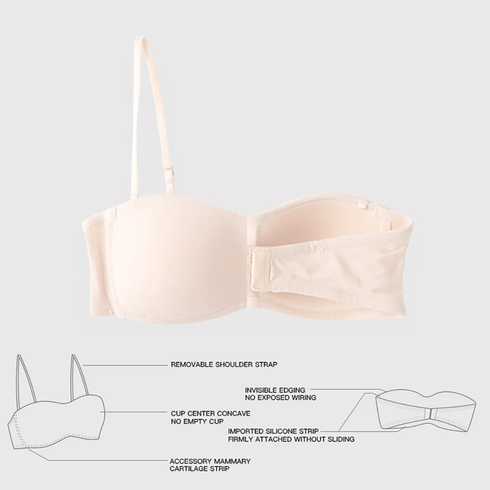 Women Invisible Bra Strapless Seamless 25 S783f49a38ef24c348e6a44e87ddb682fN