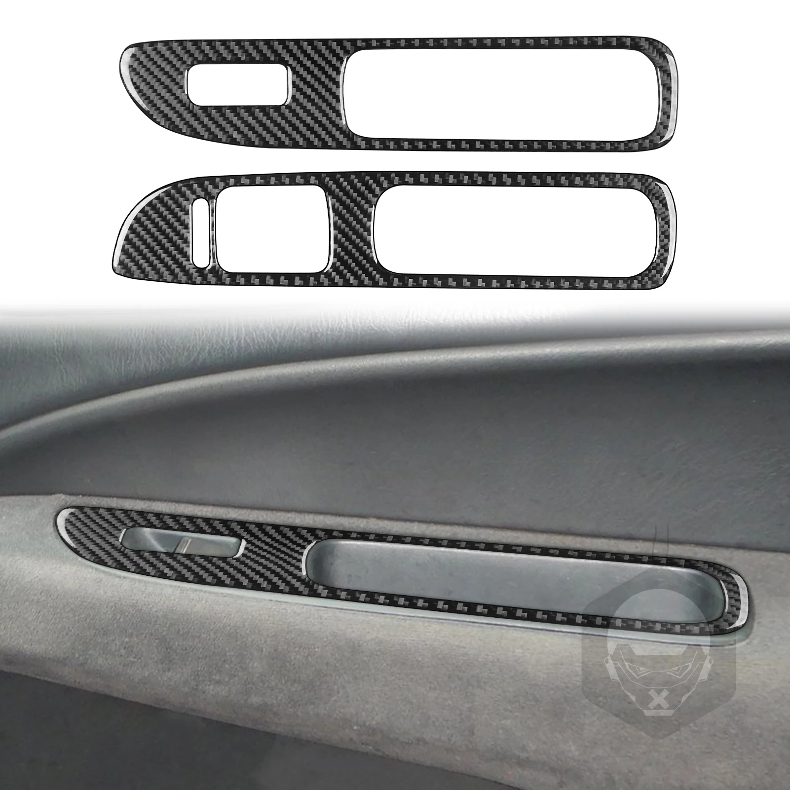 Für Honda Civic 2001 2002 2003-2005 Getriebe Shift Panel Trim Abckung Real Carbon Fiber Aufkleber Auto Innen änrung zubehör  34