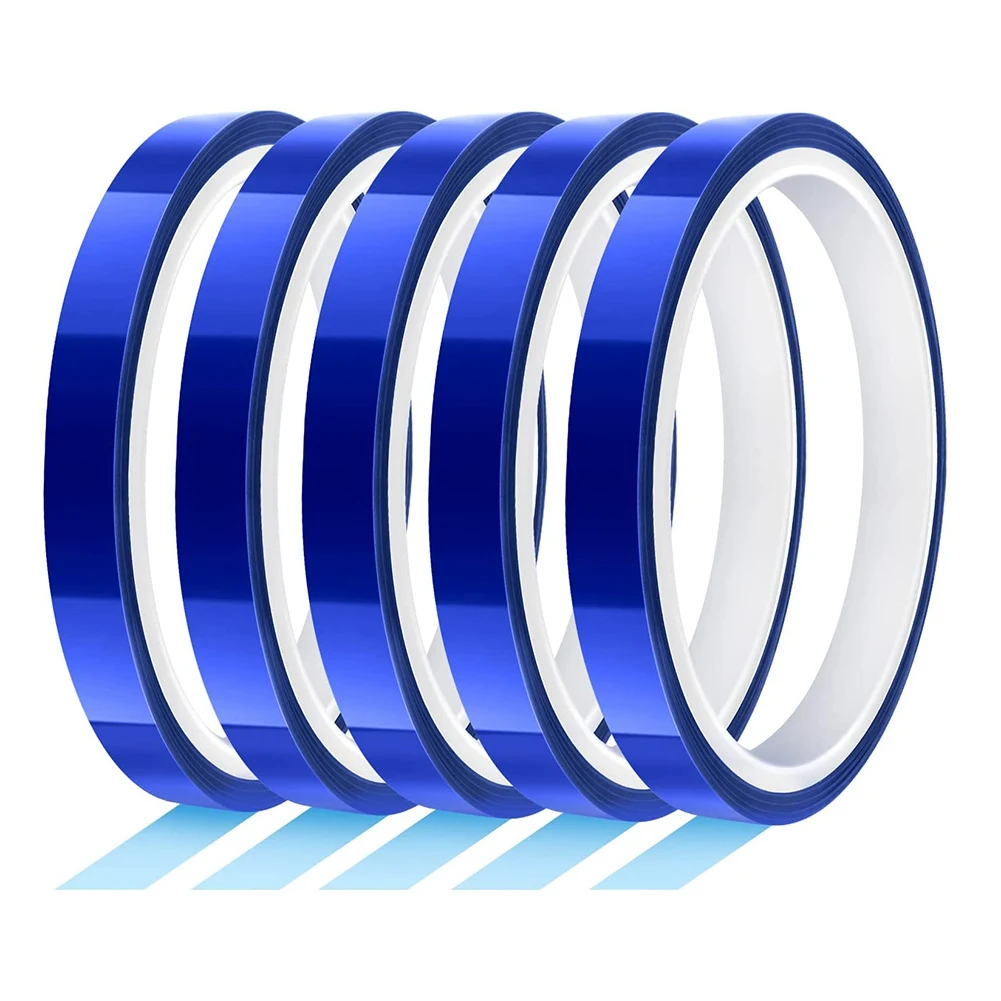 

5 рулонов 10 мм X33 (108 футов) Тепловая лента, термостойкая лента для сублимации на кофейных кружках, HTV Craft