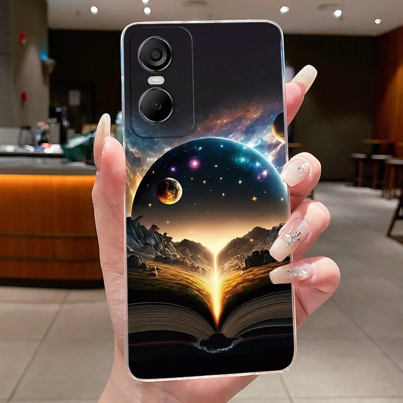 Luxury Dragon Pattern Silicone Back Cover - Techno Pop 6 Pro