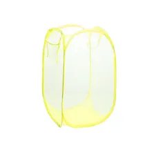 Laundry Basket Buggy Bag Foldable Japanese Color Net Laundry Basket Debris Basket Storage Basket Clothing Storage