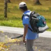 4 Stroke Gasoline Leaf Blower 75.6CC Backpack Cordless Gasoline Engine Leaf Blower for Yard Garden Lawn Care and Street Cleaning 1