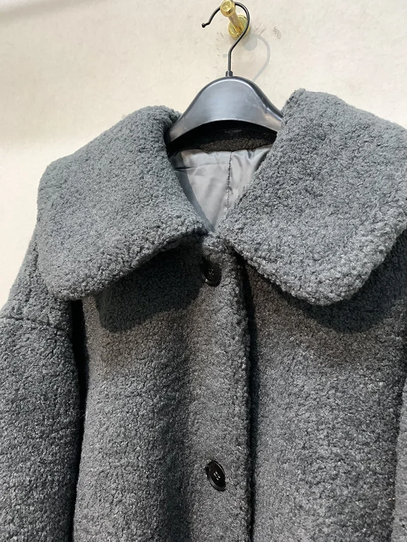 ジャケット・アウター lawgy shaggy accent button jacket coat lawgy（ラウジー）の「shaggy accent button jacket coat