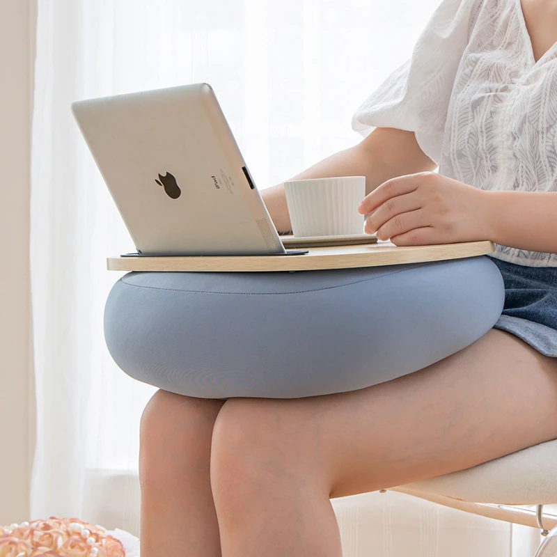 &zwnj;Magnetic Snap-On Lap Desk Memory Foam Cushioned Laptop Tray Ergonomic Study Table for Bed/Couch/Dorm Anti-Slip Book Holder