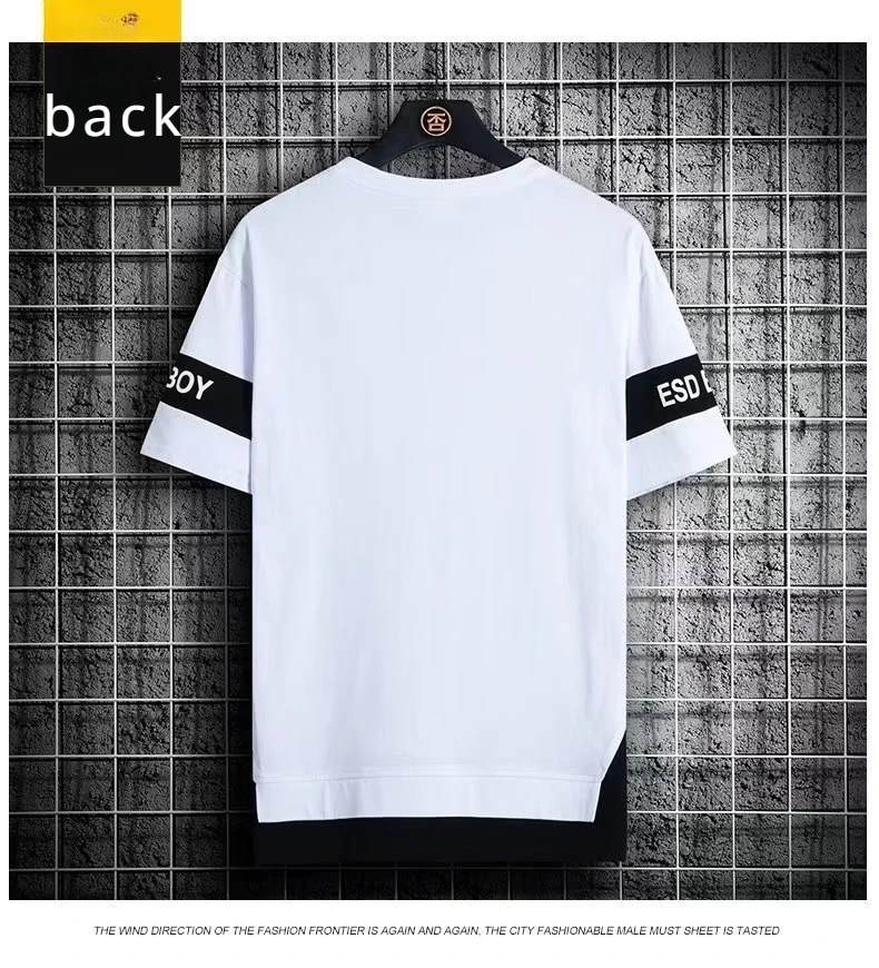 T 셔츠 브랜드 남성 의류 티셔츠 패션 반팔 티셔츠 streetwear 여름 라운드 넥 티셔츠 남자 스포츠 sportwear 빈티지
