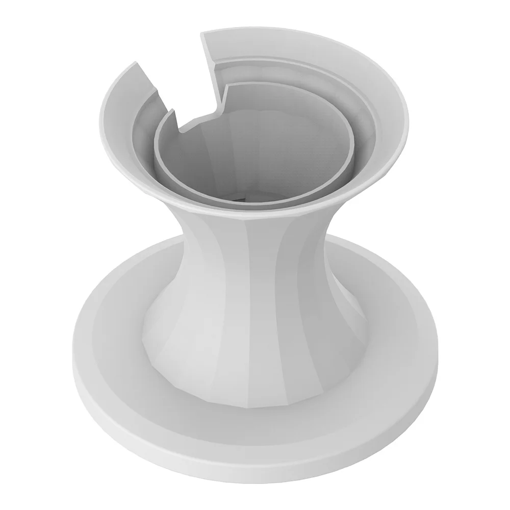 Per Amazon Echo Dot Supporto Da Tavolo Per Altoparlanti Intelligenti Di Quarta Generazione Supporto Audio Amazon-Bianco