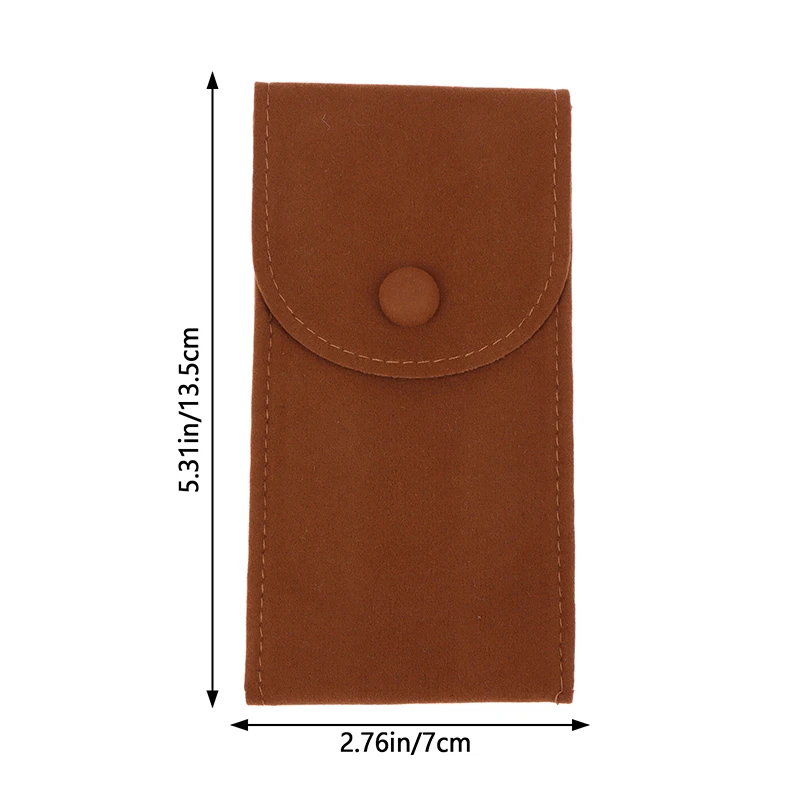 Watch Storage Bag Portable Flannelette Fabric Watch Pouch Travel Organizer Display Pouch Storage Box Green/Brown/Green